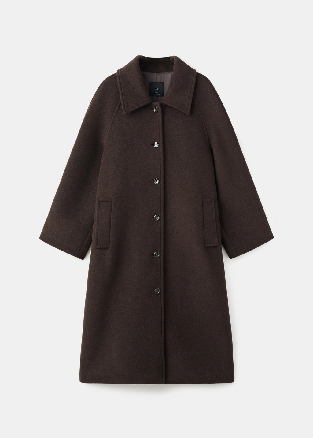 Buttoned Wool Coat
