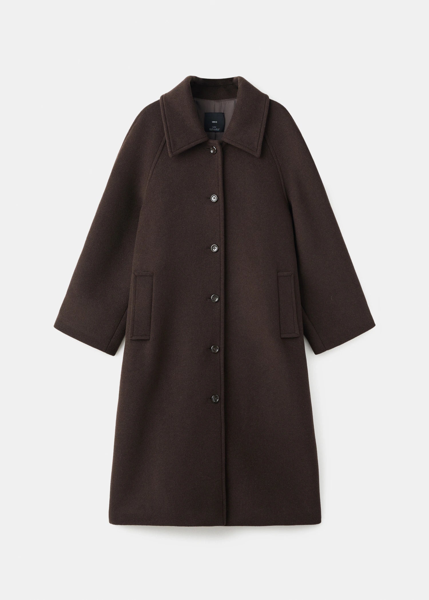 Buttoned Wool Coat