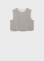 Buttons Striped Top