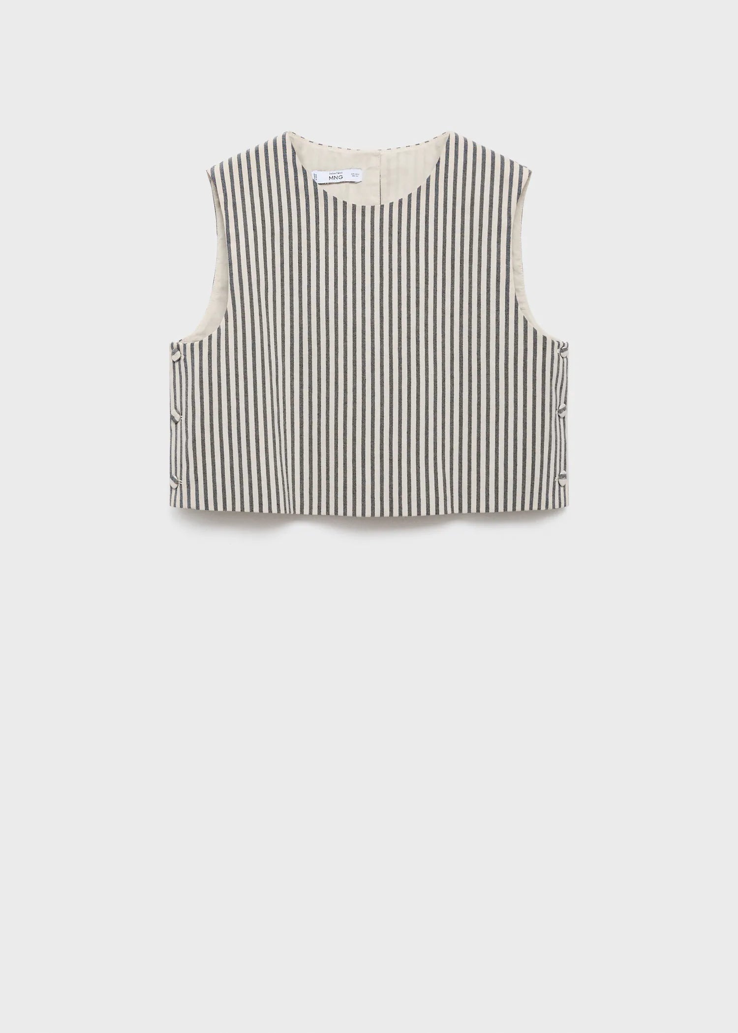 Buttons Striped Top