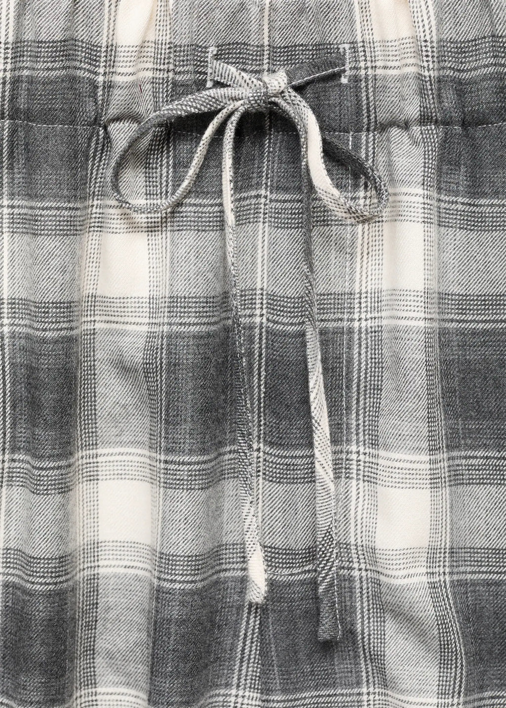 Check Flannel Trousers