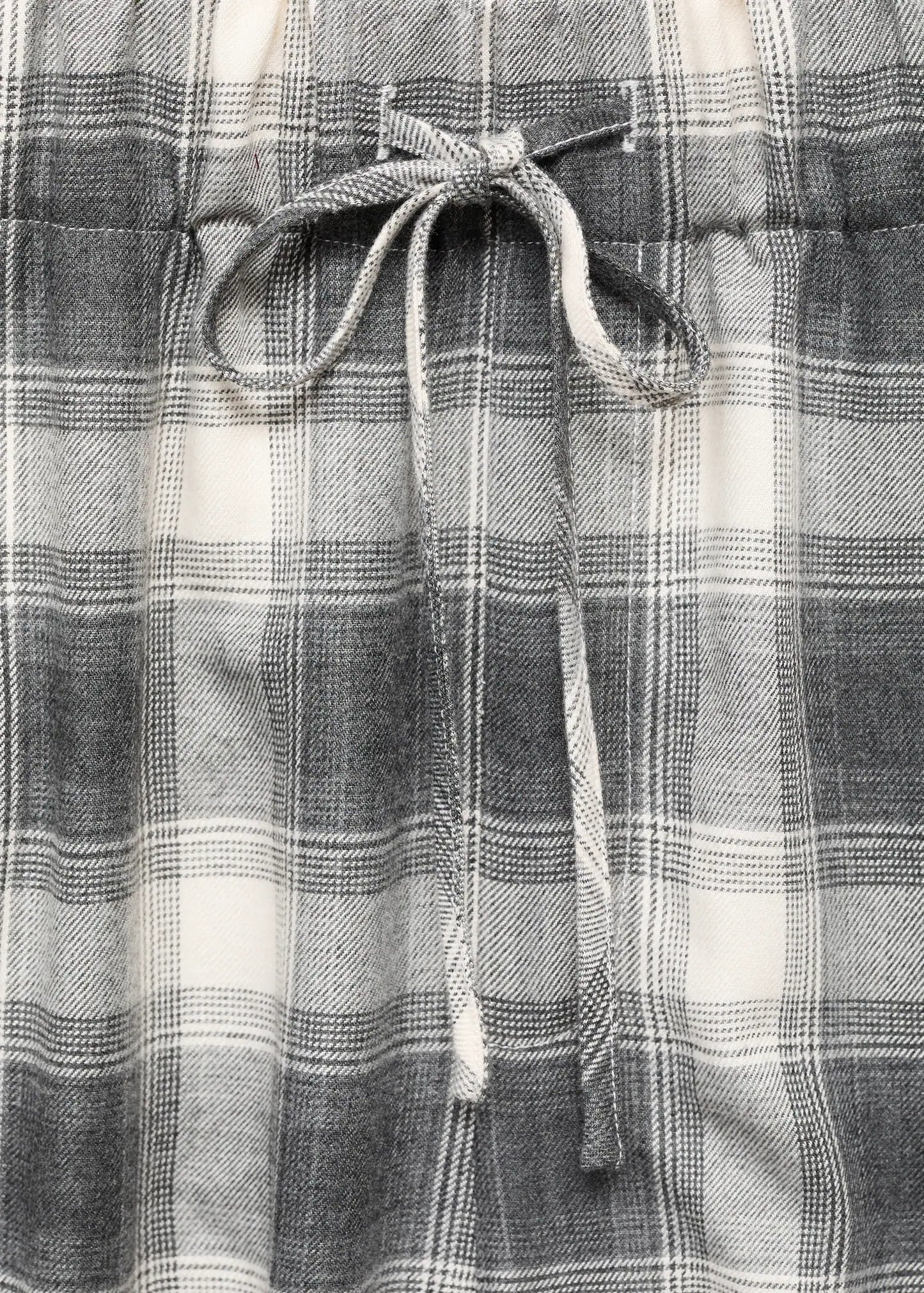 Check Flannel Trousers