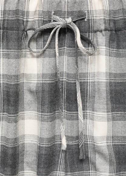 Check Flannel Trousers