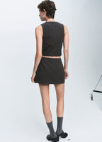 Check Suit Waistcoat