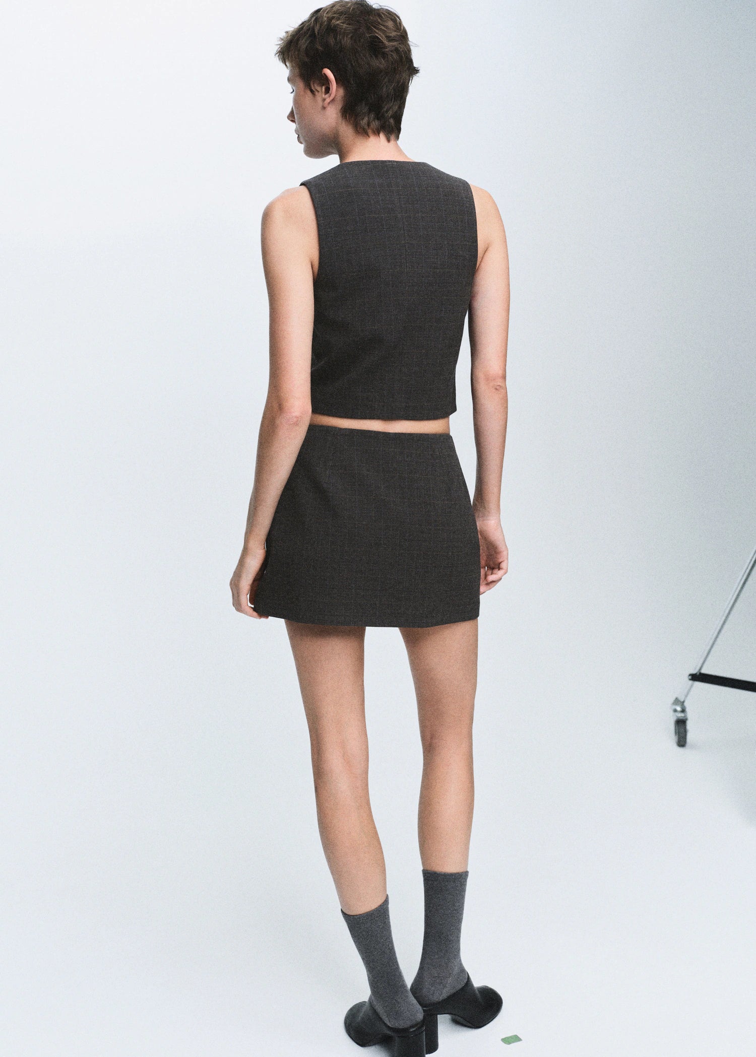 Check Suit Waistcoat