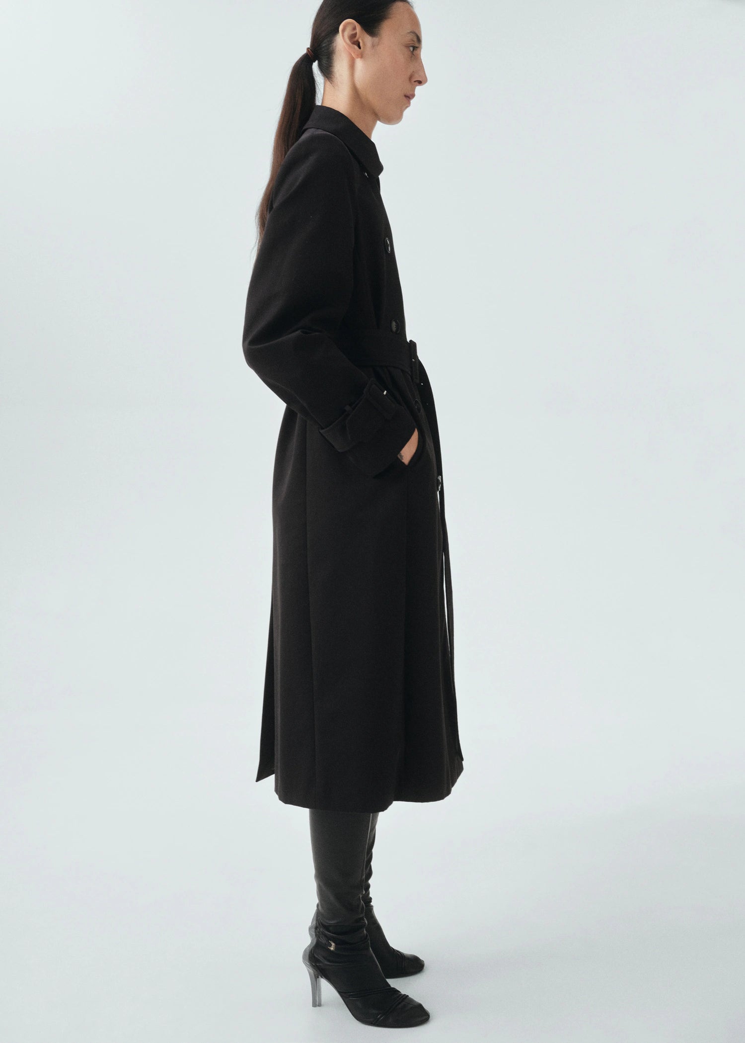 Classic 100% Cotton Trench Coat