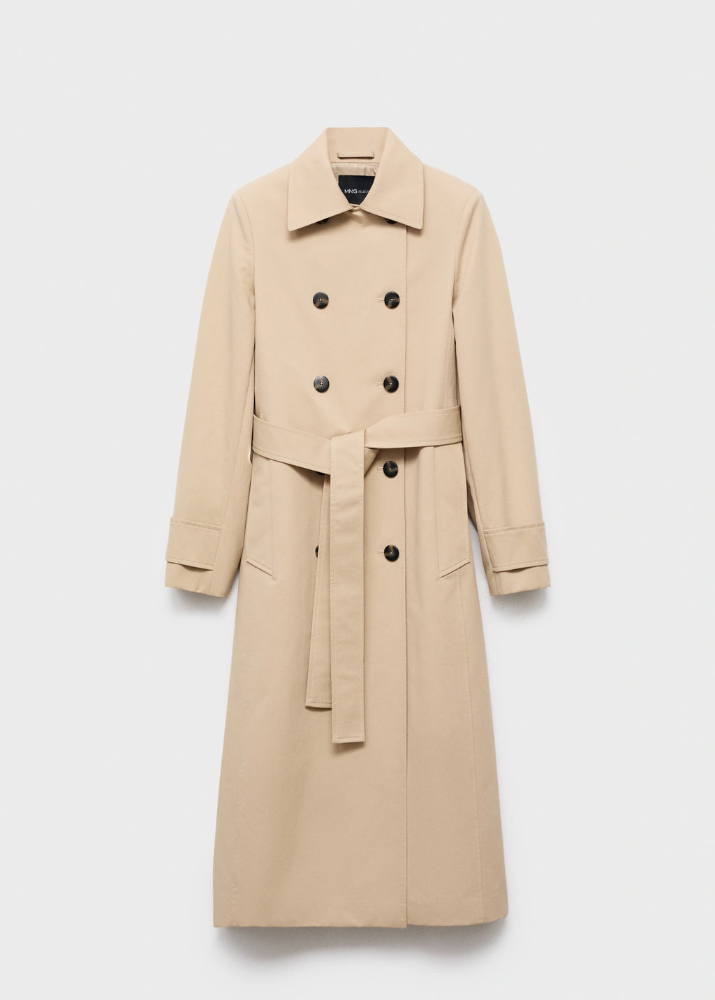 Classic 100% Cotton Trench Coat