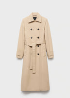 Classic 100% Cotton Trench Coat