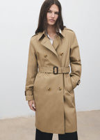 Classic Trench Coat With Belt
