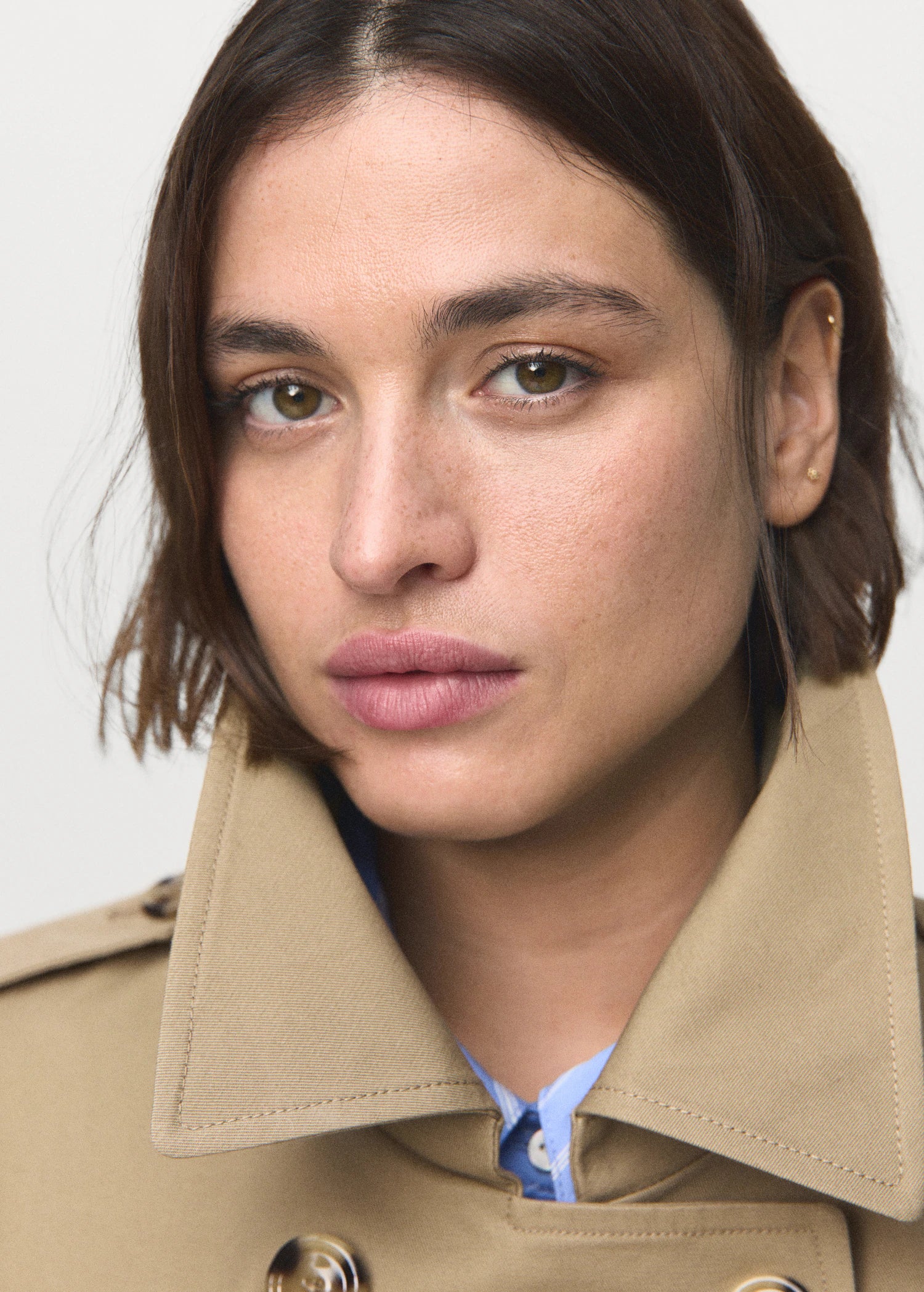 Classic Trench Coat With Belt