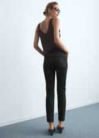 Claudia Slim Fit Cropped Jeans