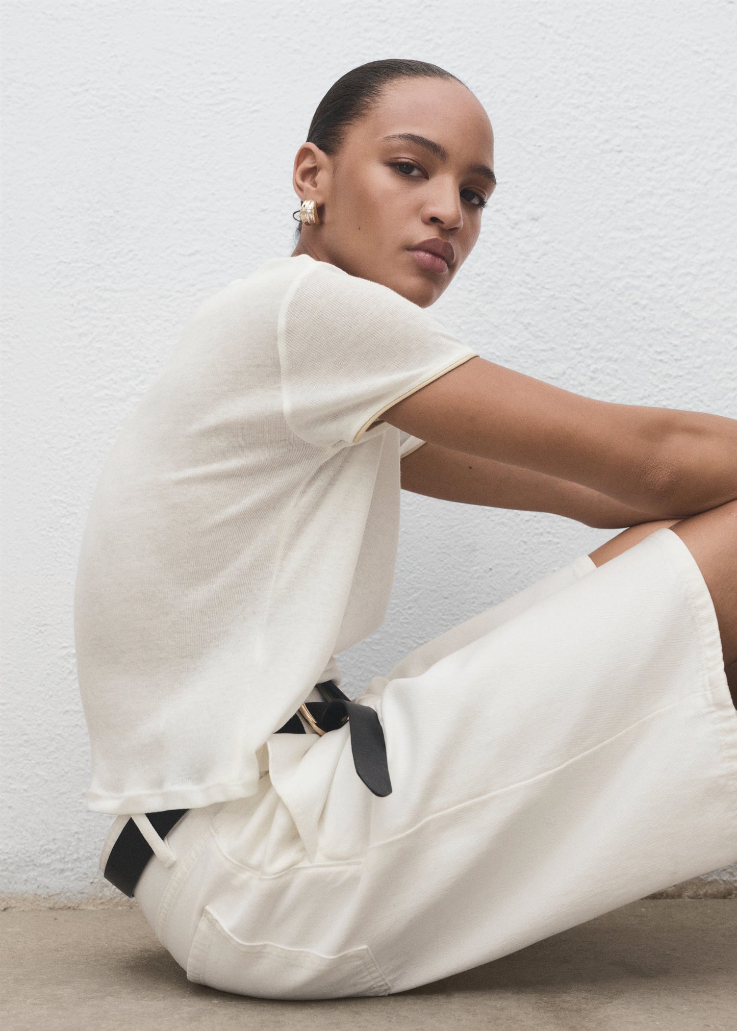 Combined Cotton T Shirt