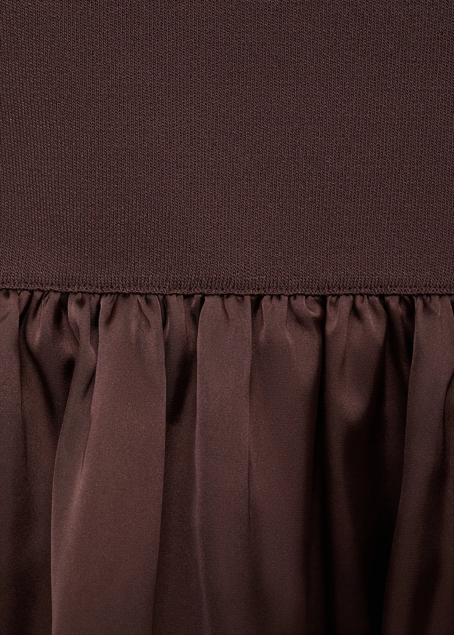 Combined Fabric Top With Crossed Back