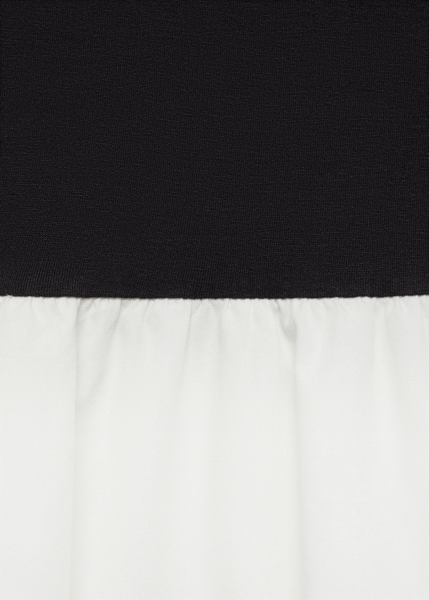 Combined Knitted Balloon Dress