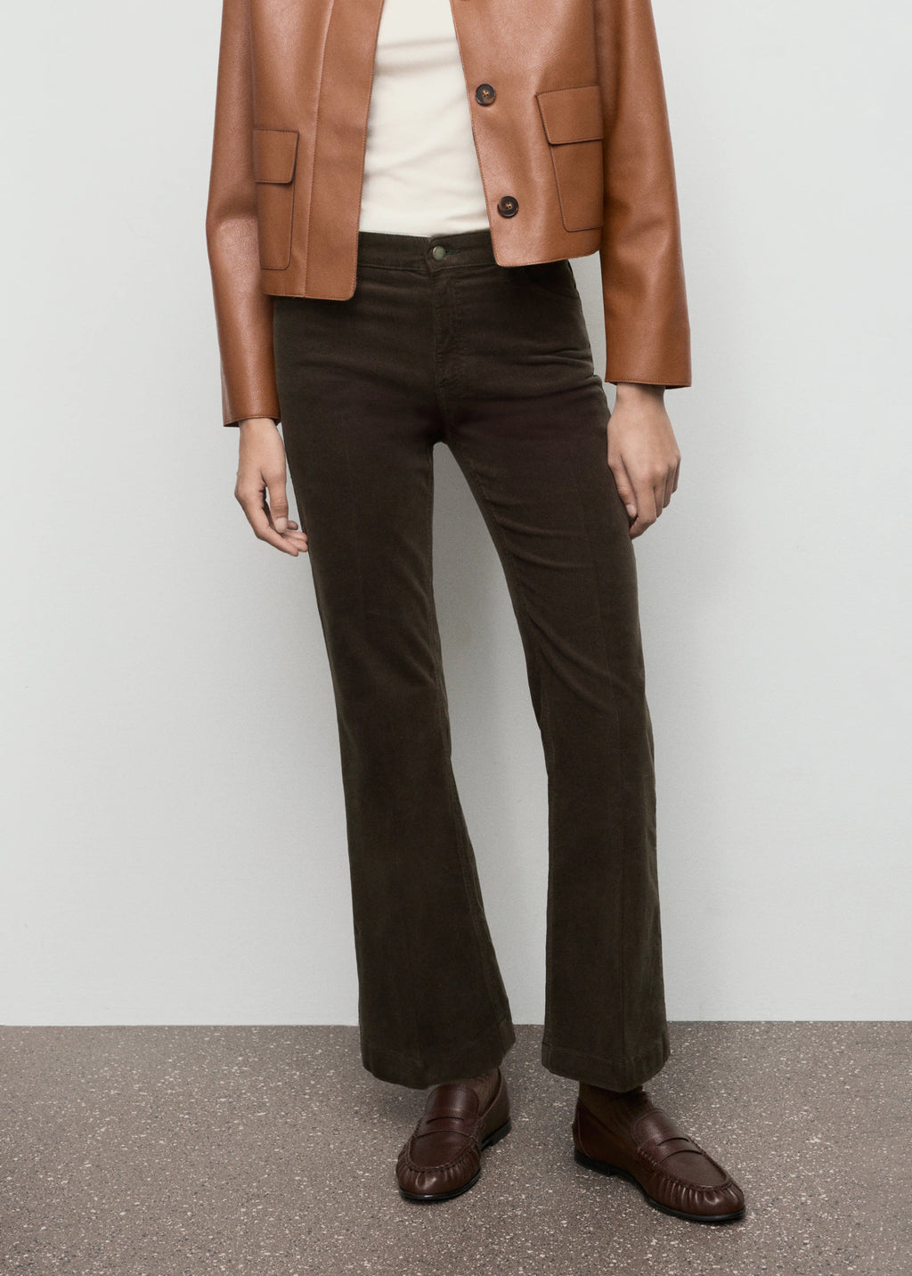 Corduroy Flared Jeans