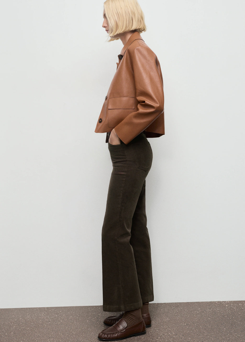 Corduroy Flared Jeans