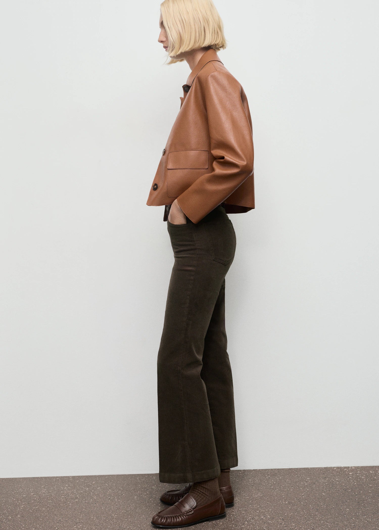 Corduroy Flared Jeans