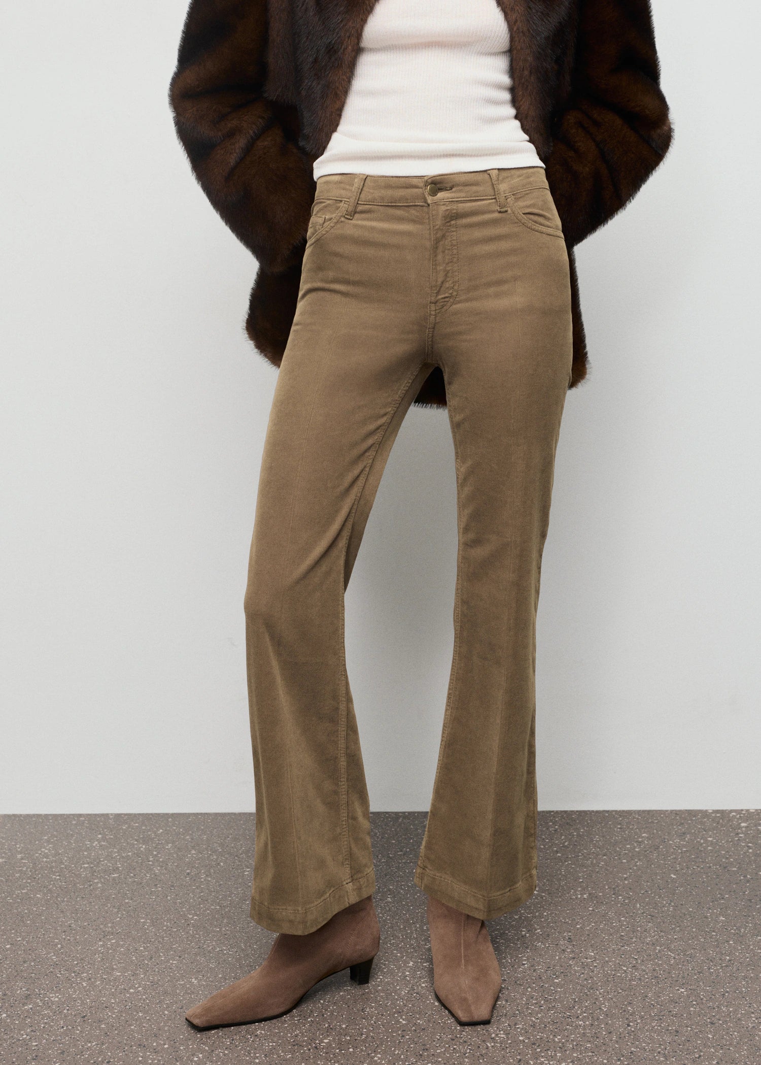 Corduroy Flared Jeans