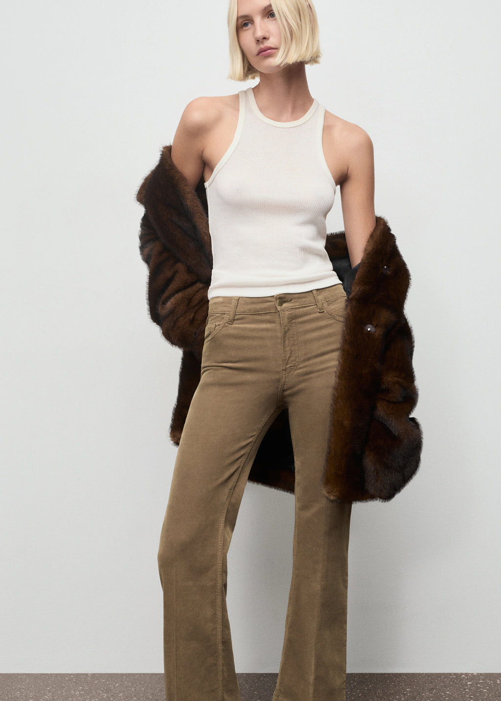 Corduroy Flared Jeans