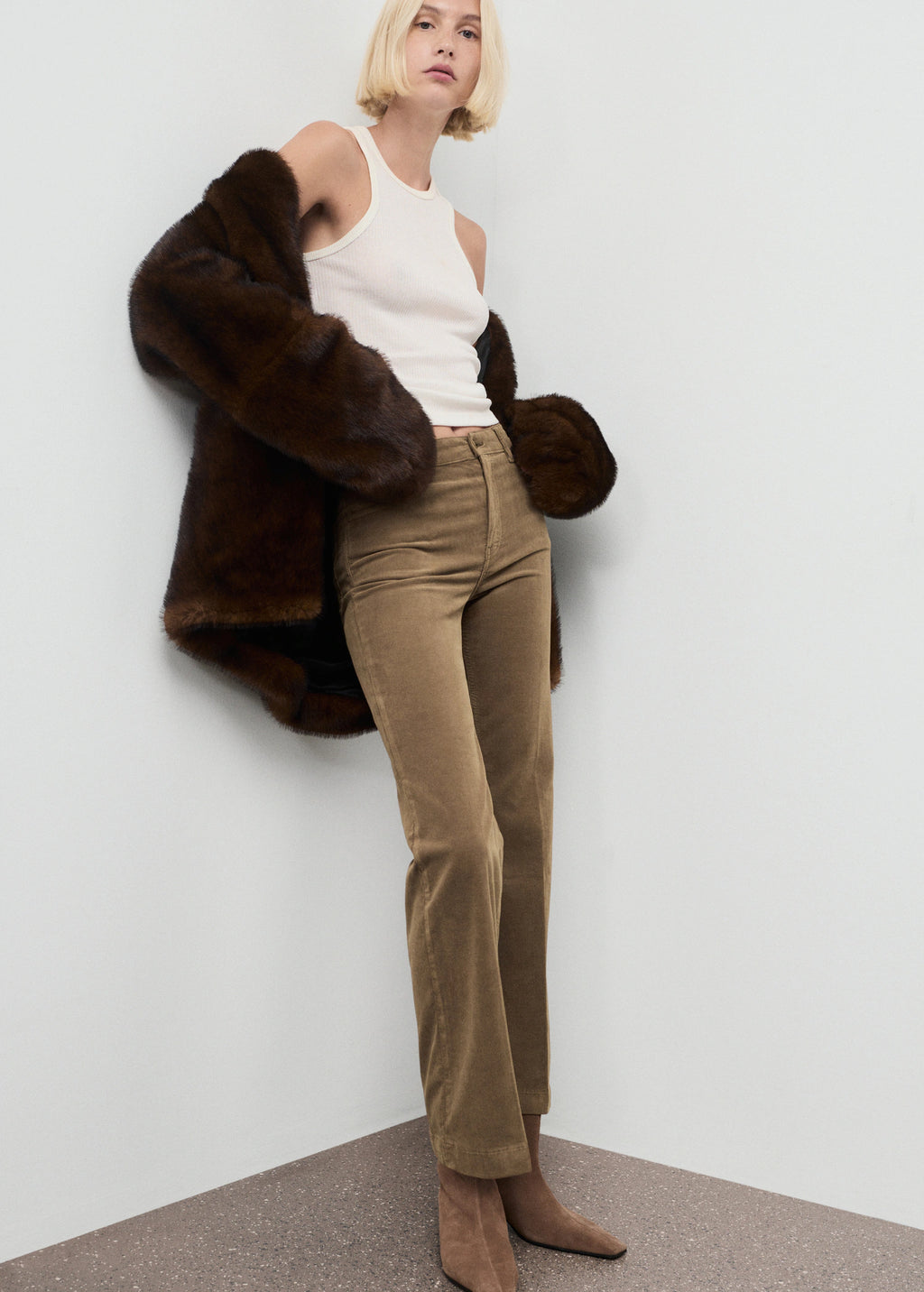 Corduroy Flared Jeans