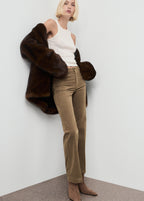 Corduroy Flared Jeans