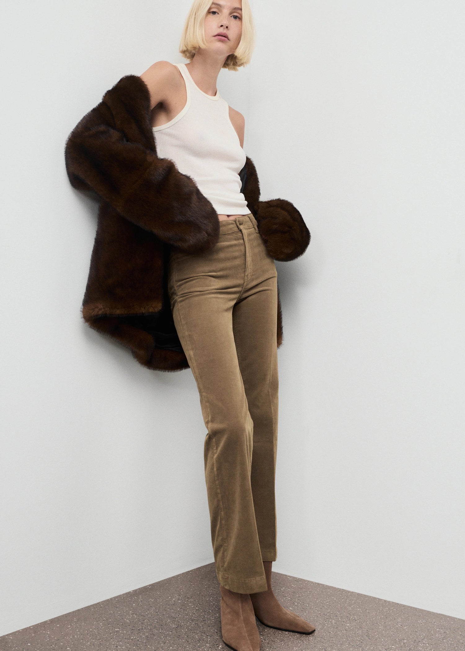 Corduroy Flared Jeans