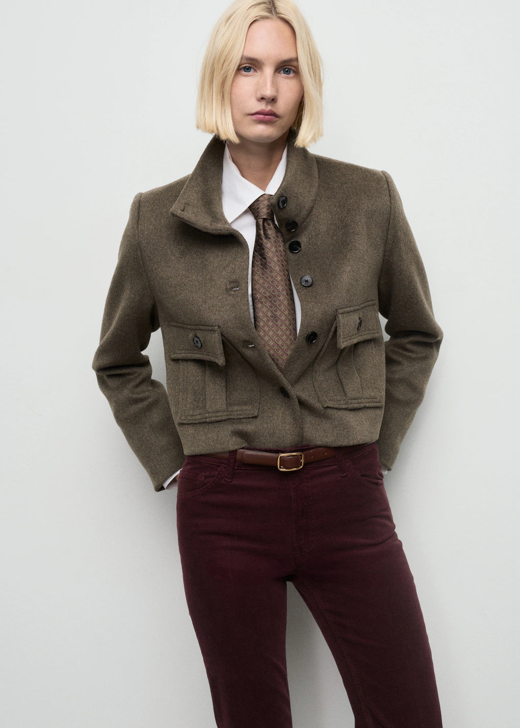 Corduroy Flared Jeans