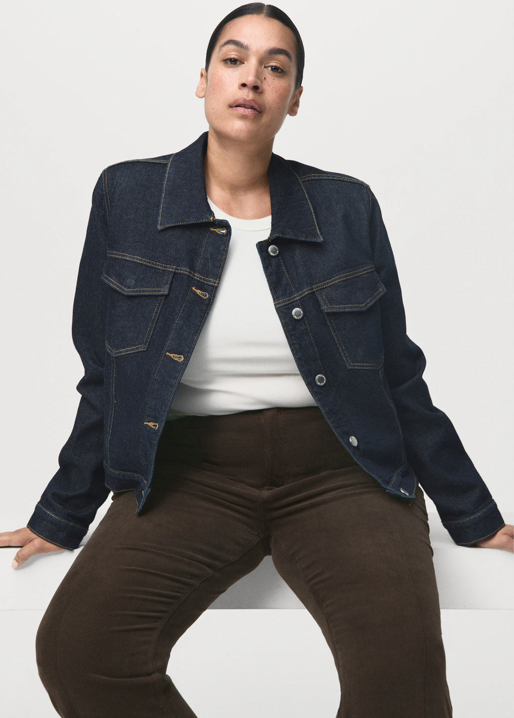 Corduroy Flared Jeans