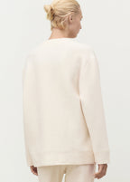 Cotton And Wool Cardigan With Button Fasteners