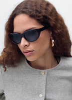 Cotton Cropped Jacket With Pockets