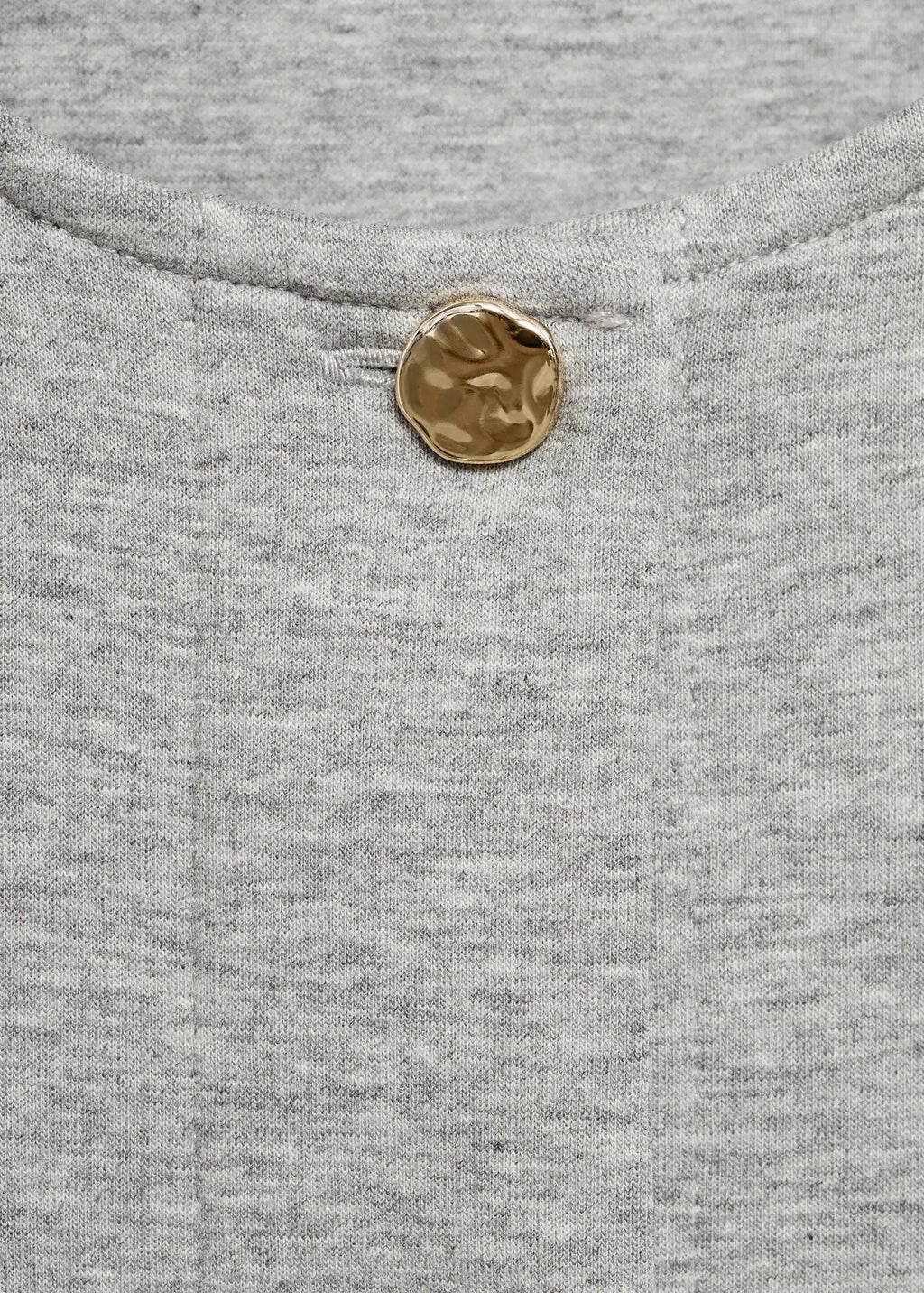 Cotton Cropped Jacket With Pockets