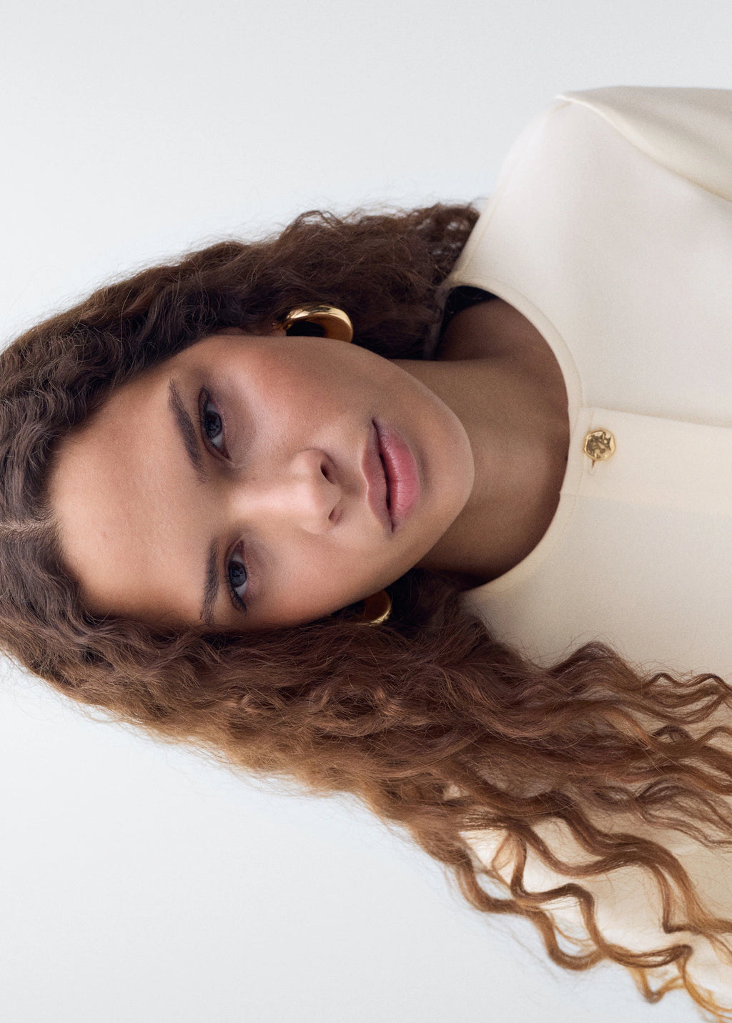 Cotton Cropped Jacket With Pockets