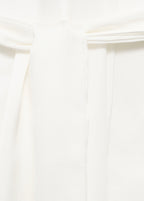 Cotton Dressing Gown With Satin Trim