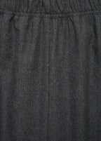 Cotton Flannel Trousers With Contrasting Piping