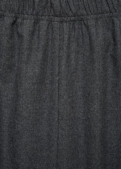 Cotton Flannel Trousers With Contrasting Piping