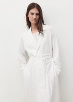 Cotton Gown With Embroidery Detail