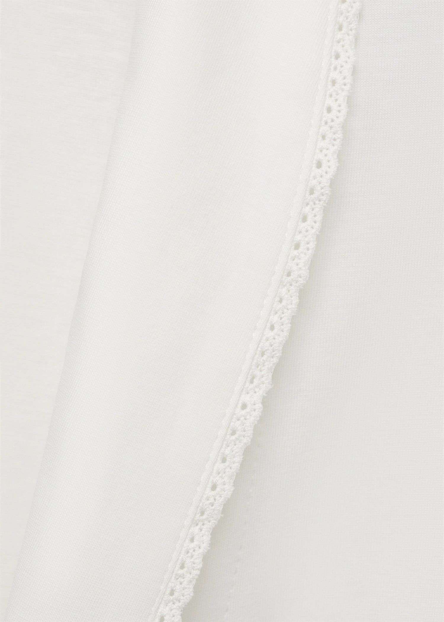 Cotton Gown With Embroidery Detail