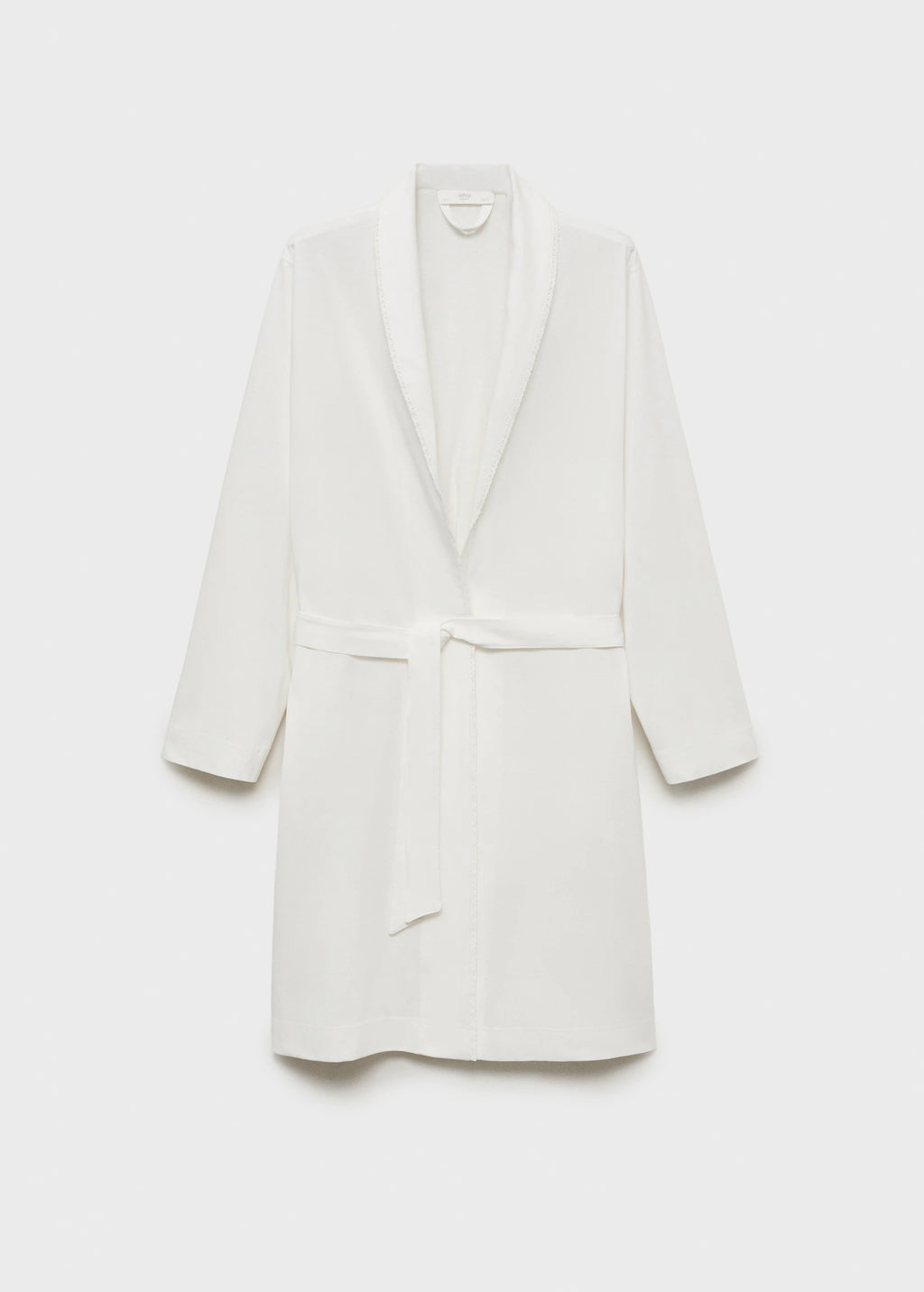 Cotton Gown With Embroidery Detail