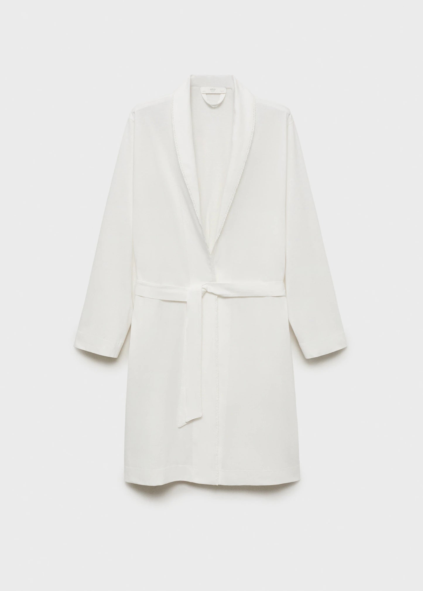 Cotton Gown With Embroidery Detail