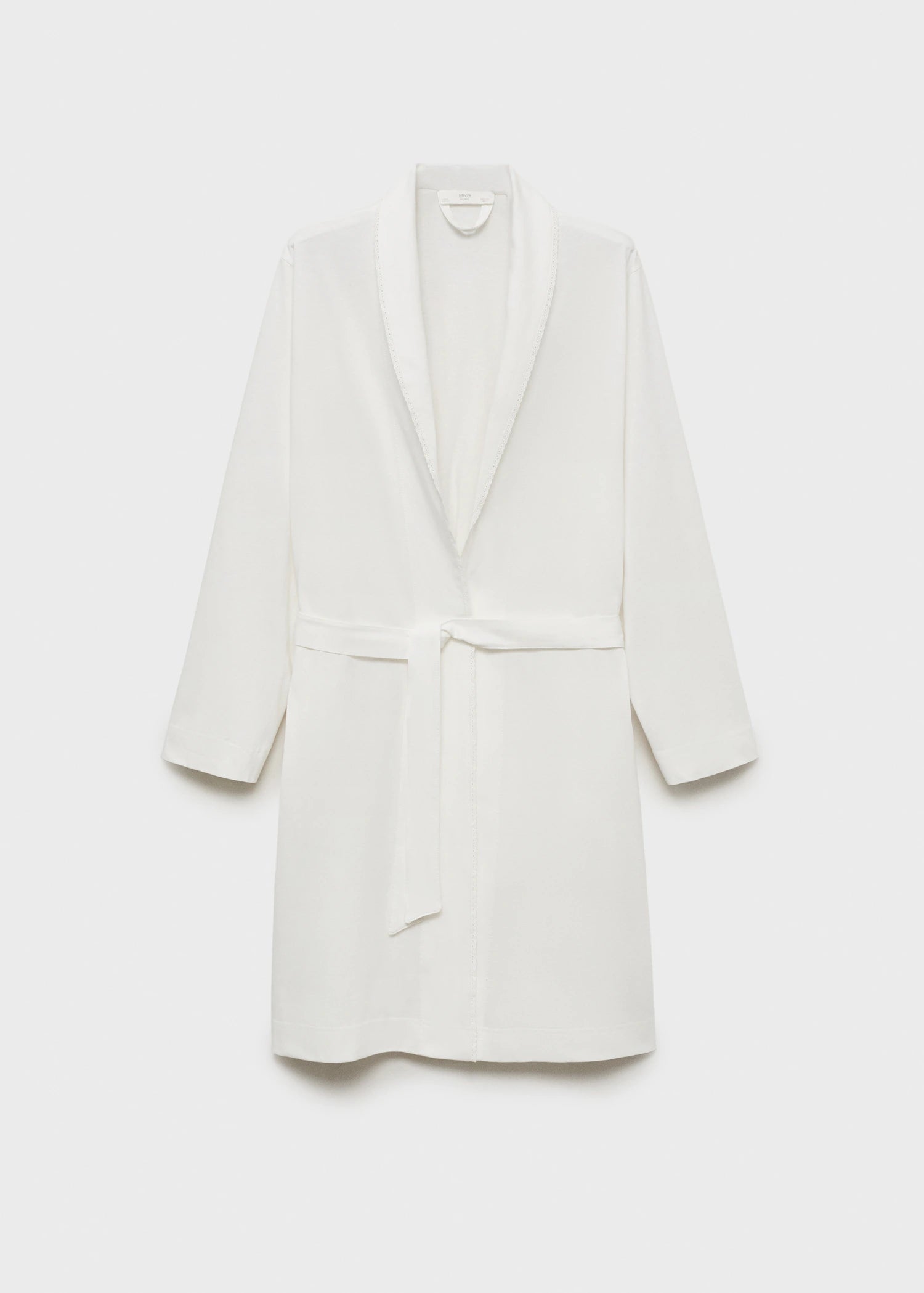 Cotton Gown With Embroidery Detail