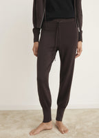 Cotton Knitted Turn Up Trousers