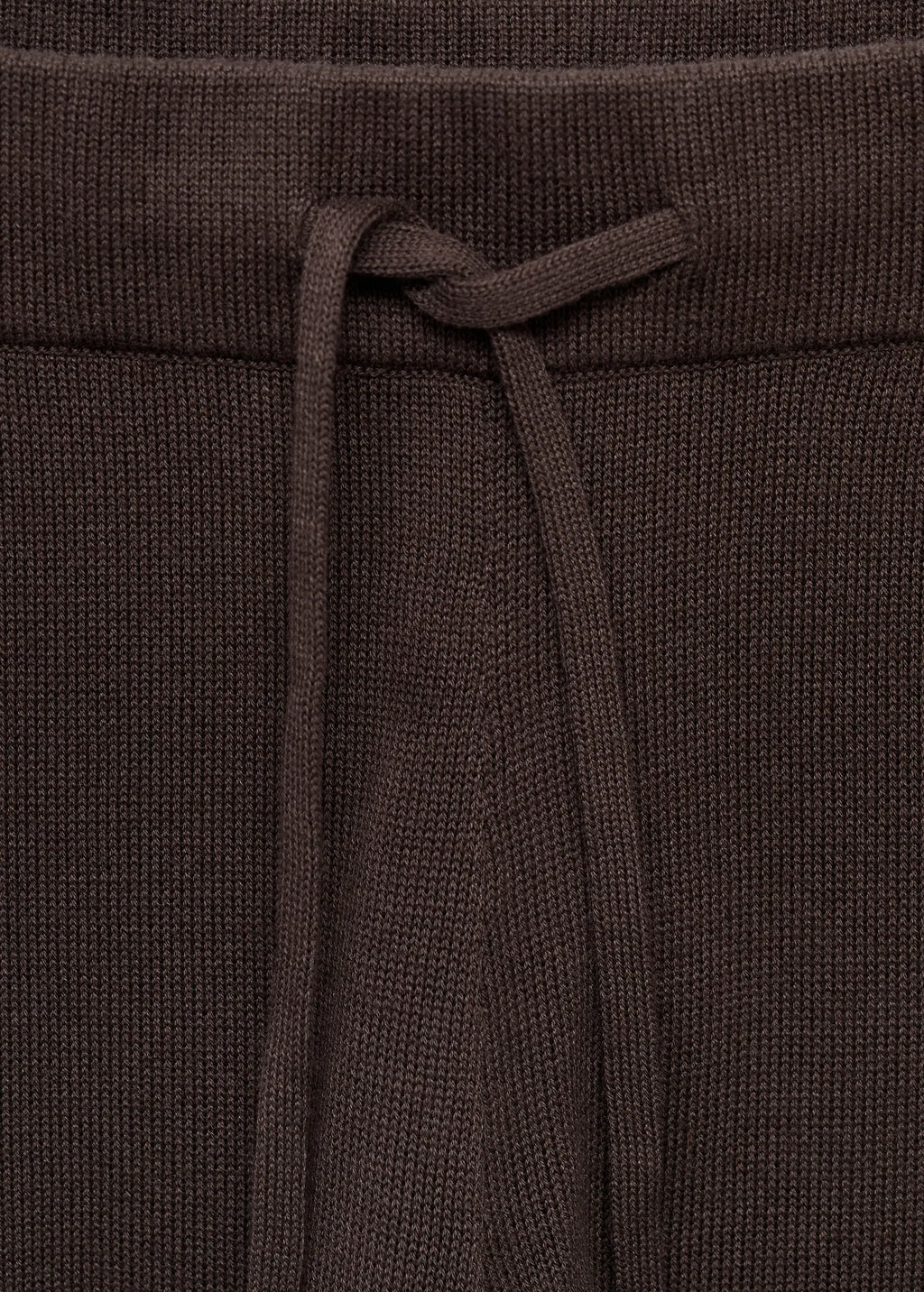 Cotton Knitted Turn Up Trousers