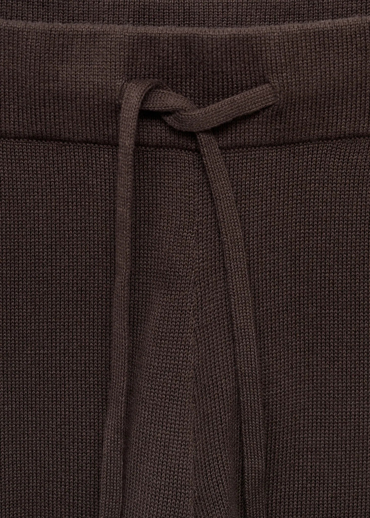 Cotton Knitted Turn Up Trousers