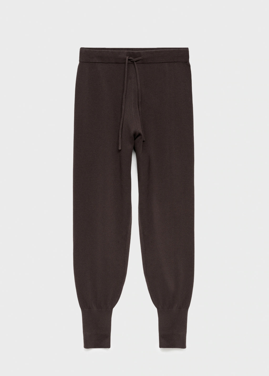 Cotton Knitted Turn Up Trousers