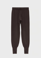 Cotton Knitted Turn Up Trousers