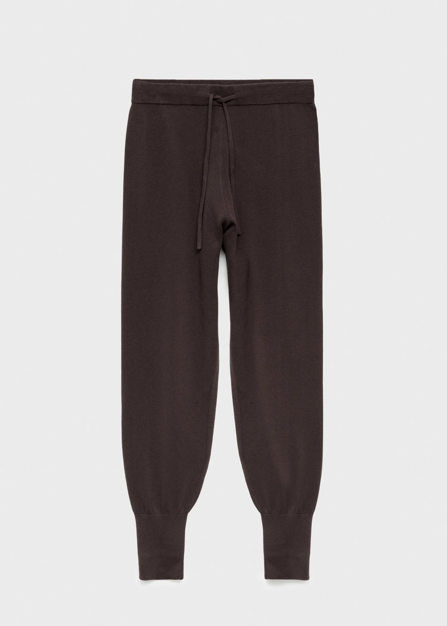 Cotton Knitted Turn Up Trousers