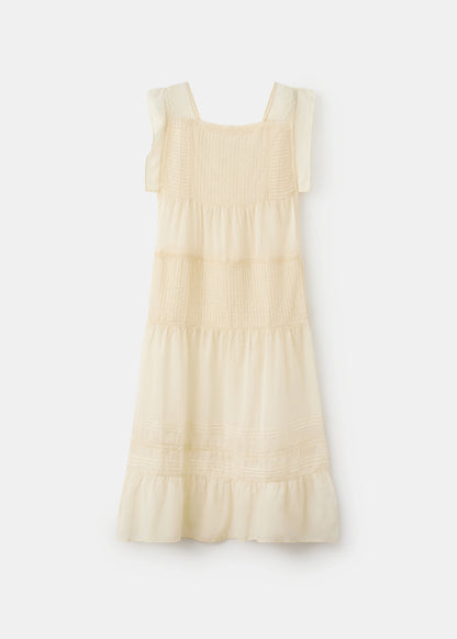 Cotton Lace Nightdress With Drawstring