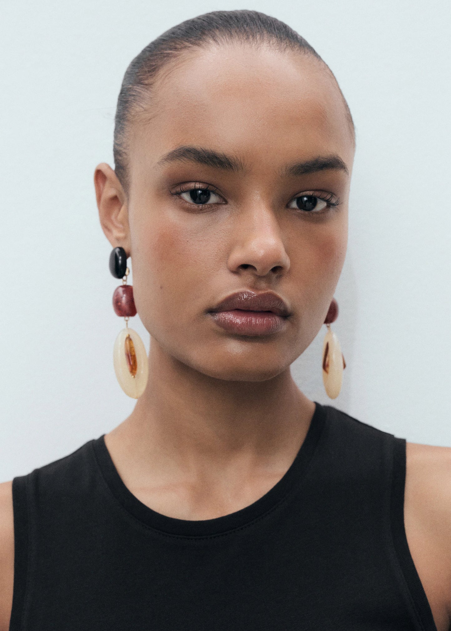 Cotton Midi Dress With Knot Detail