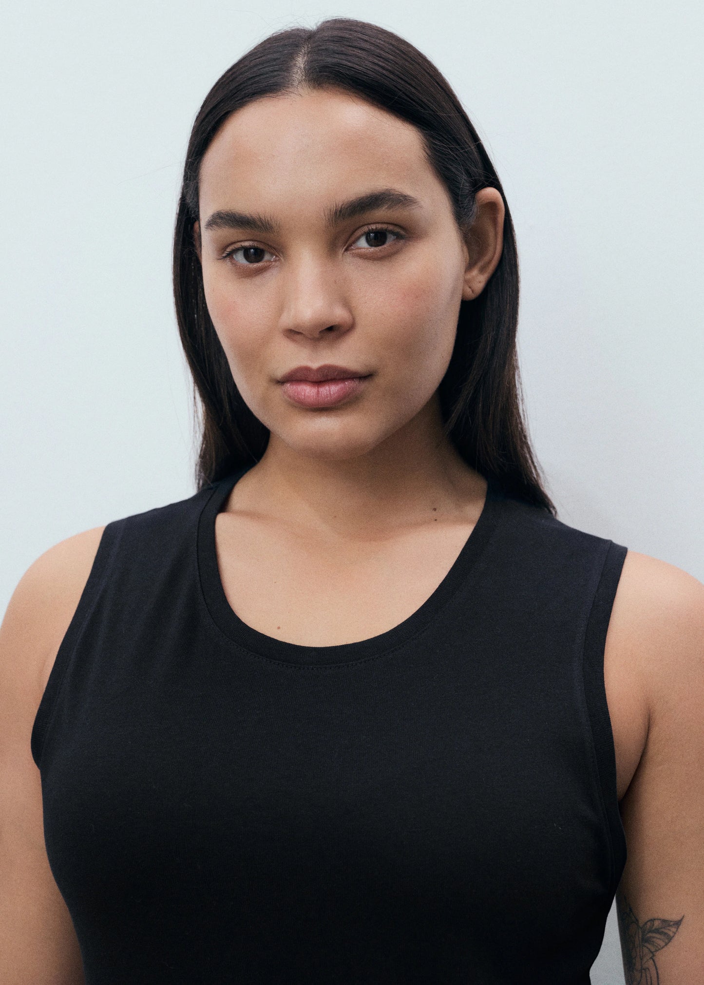 Cotton Midi Dress With Knot Detail