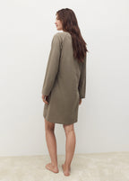 Cotton Nightdress With Button Detail